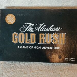 Alaskan Gold Rush Board Game Vintage 1991 A Game Of High Adventure Gold Rush
